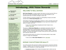 Tablet Screenshot of nvavisionrewards.com